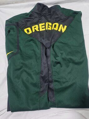 Nike Oregon Ducks Quarter-Zip Jacket Green Black